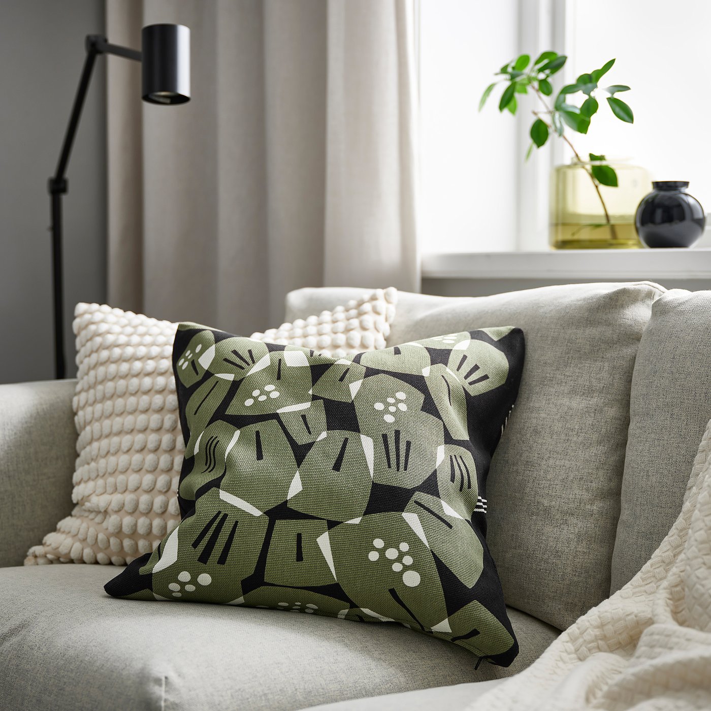 UNDERBLOMMA housse de coussin