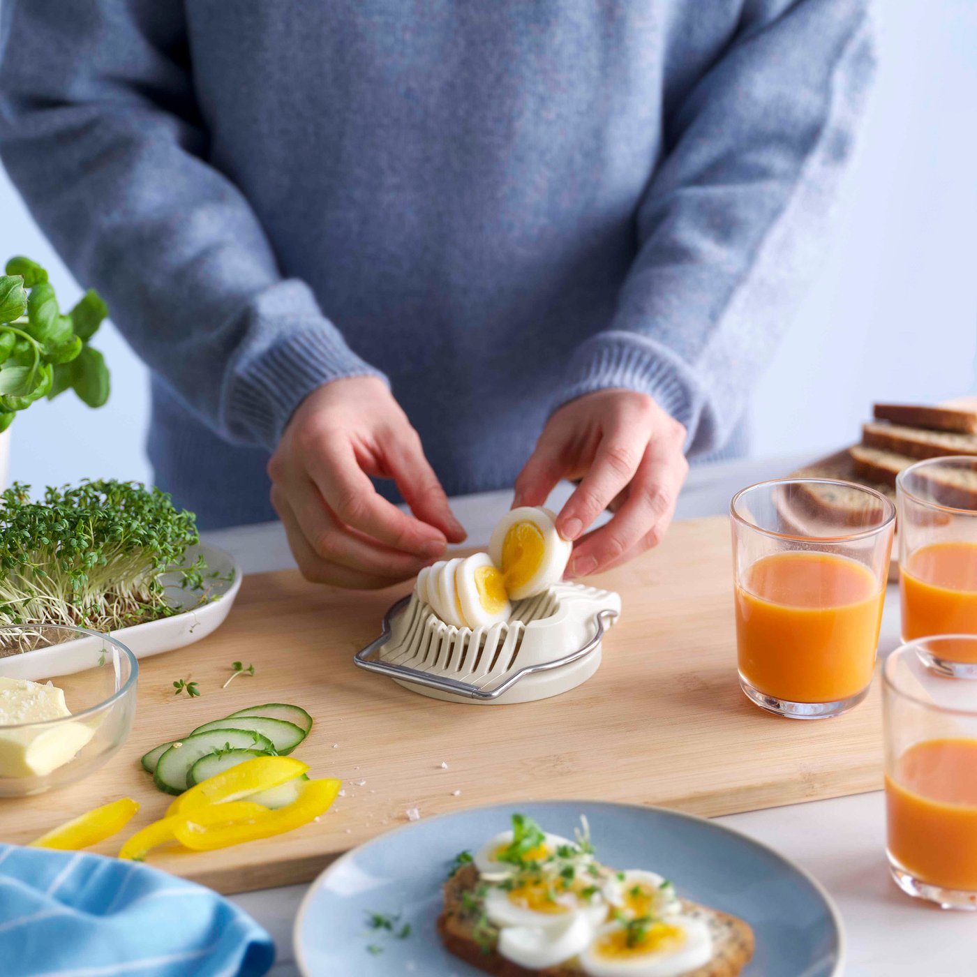 UPPFYLLD tranche-oeufs