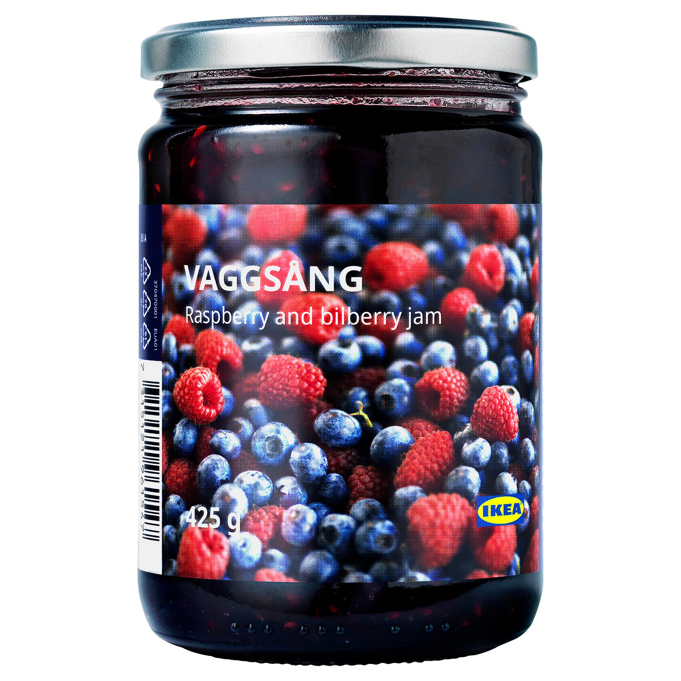 VAGGSÅNG confiture framboise et myrtille