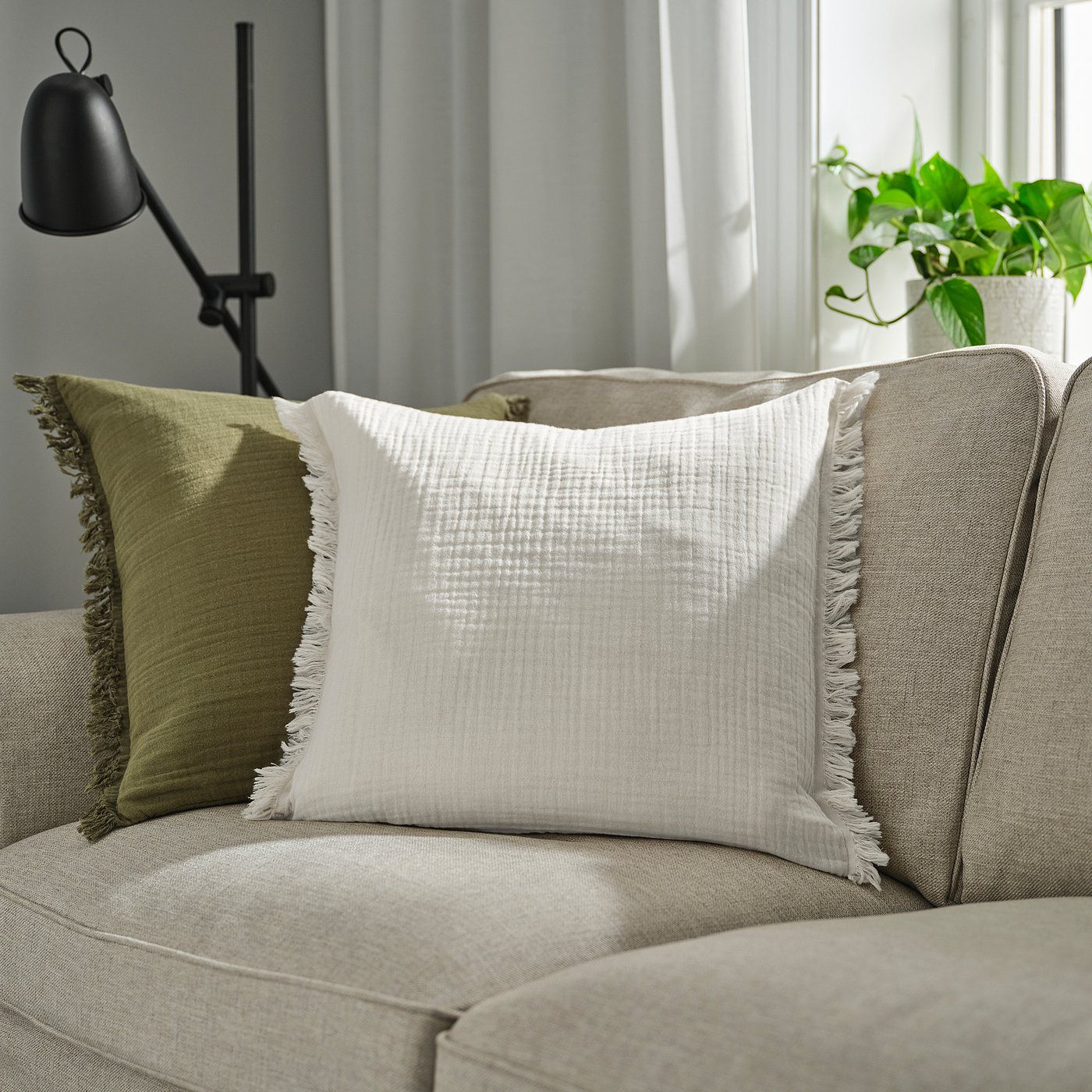 VALLKRASSING housse de coussin