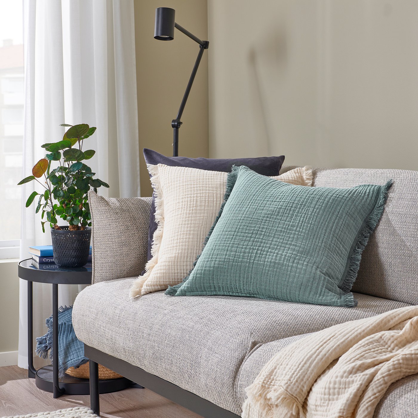 VALLKRASSING housse de coussin