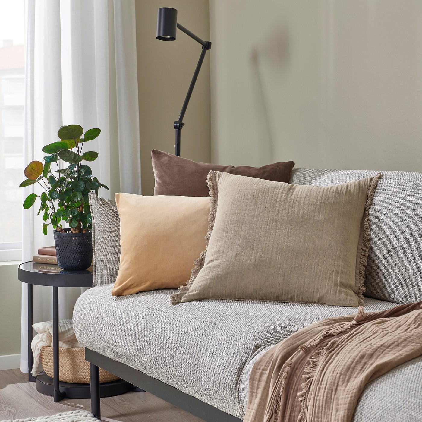 VALLKRASSING housse de coussin