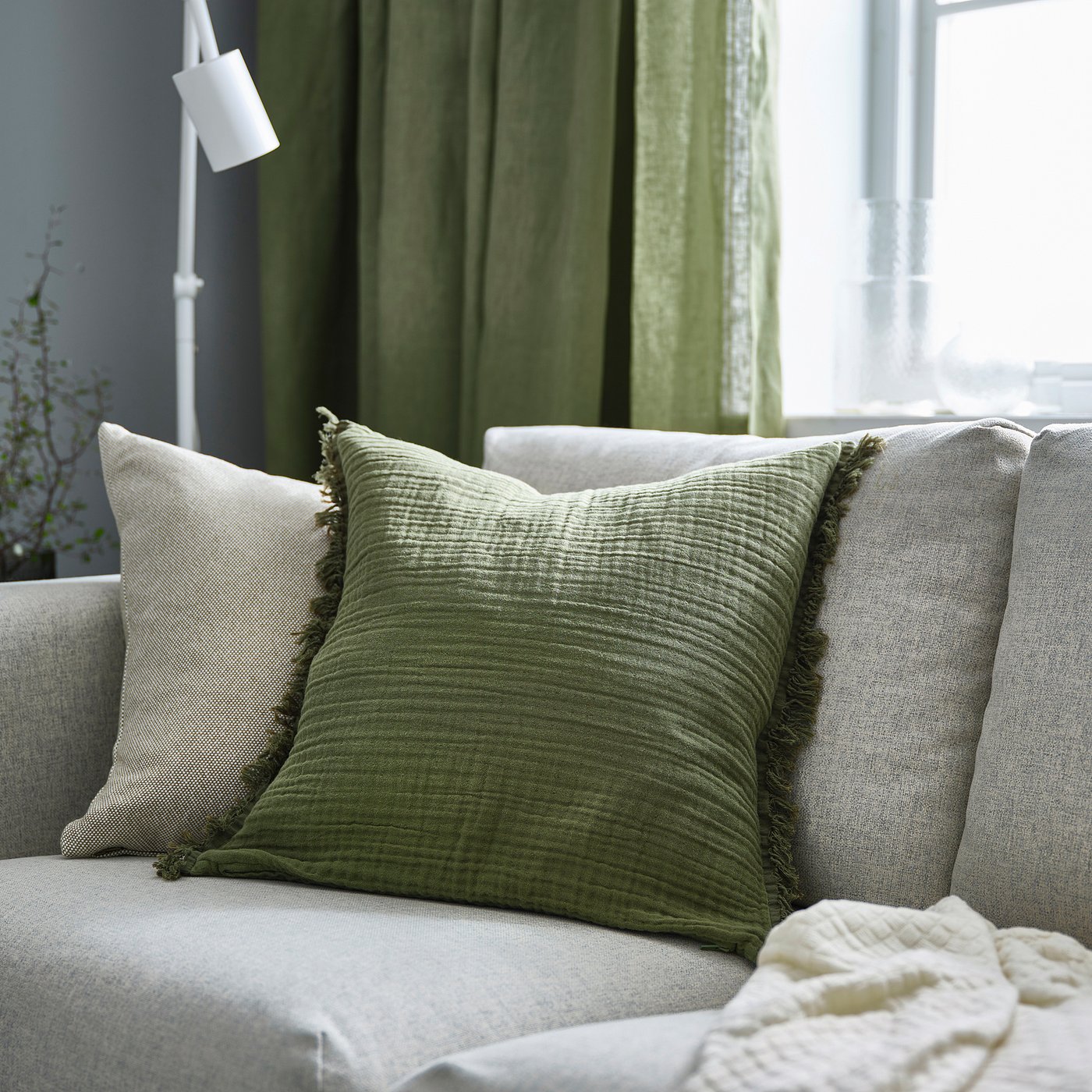 VALLKRASSING housse de coussin
