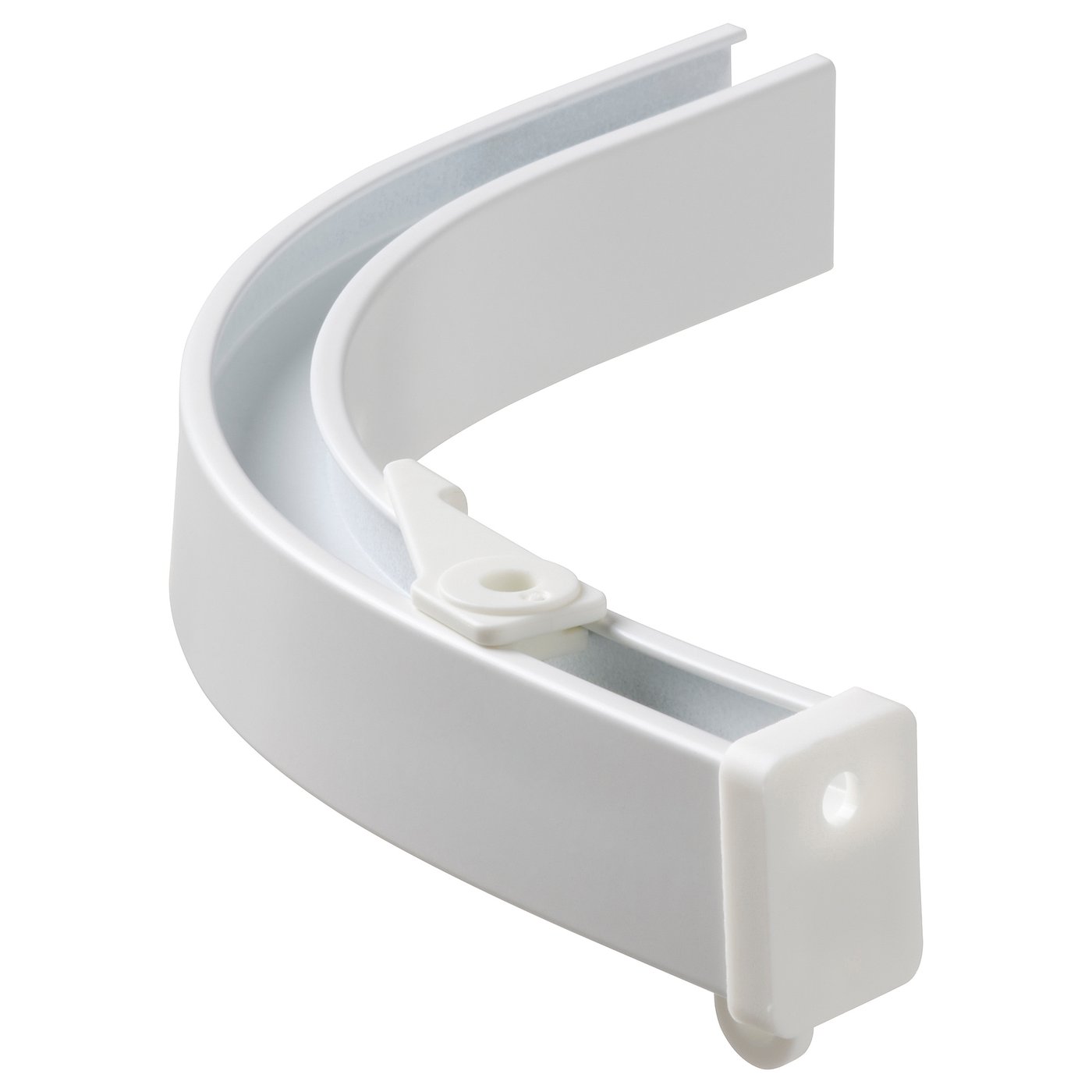 VIDGA section d'angle pour rail simple