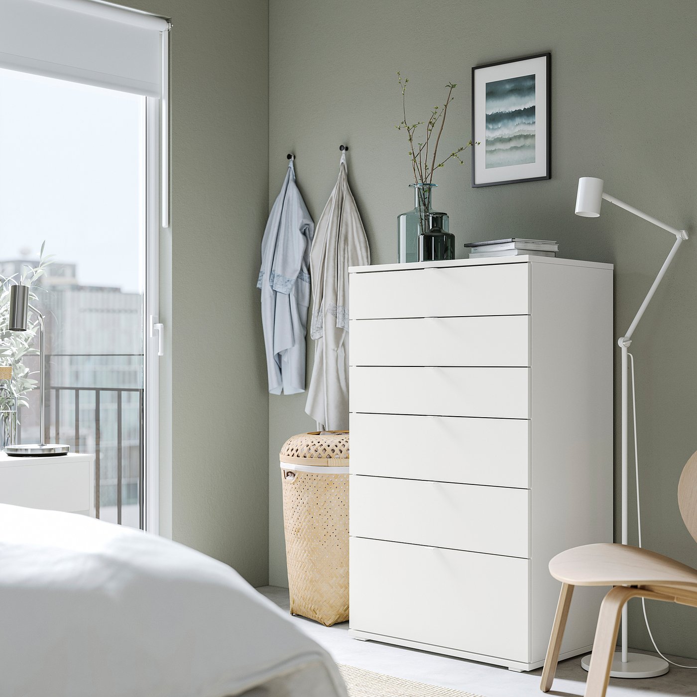 VIHALS commode 6 tiroirs