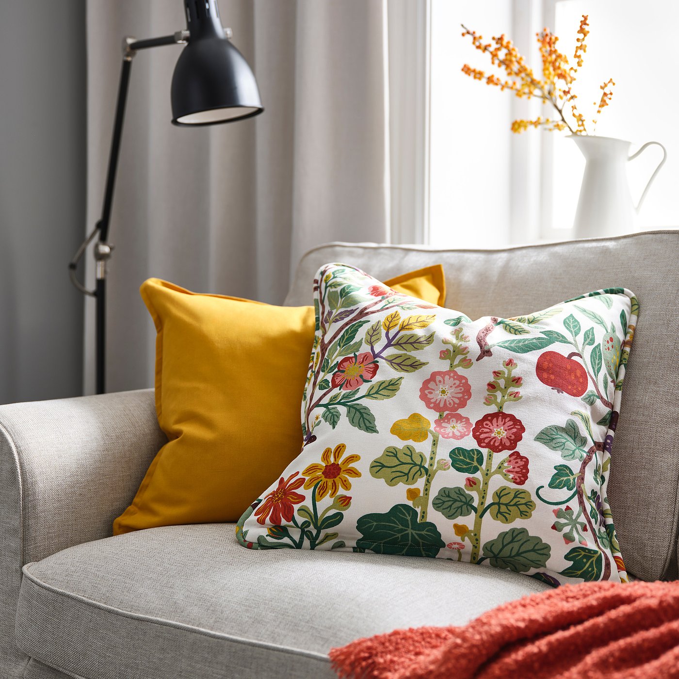 VILDPERSILJA housse de coussin