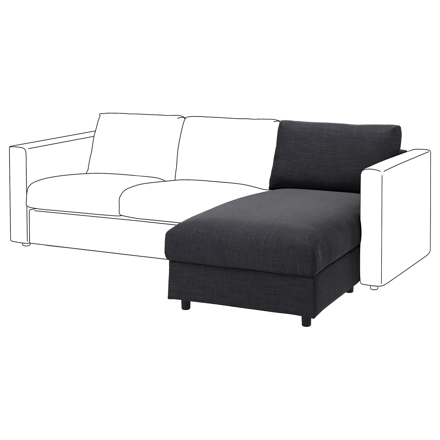 VIMLE housse module méridienne