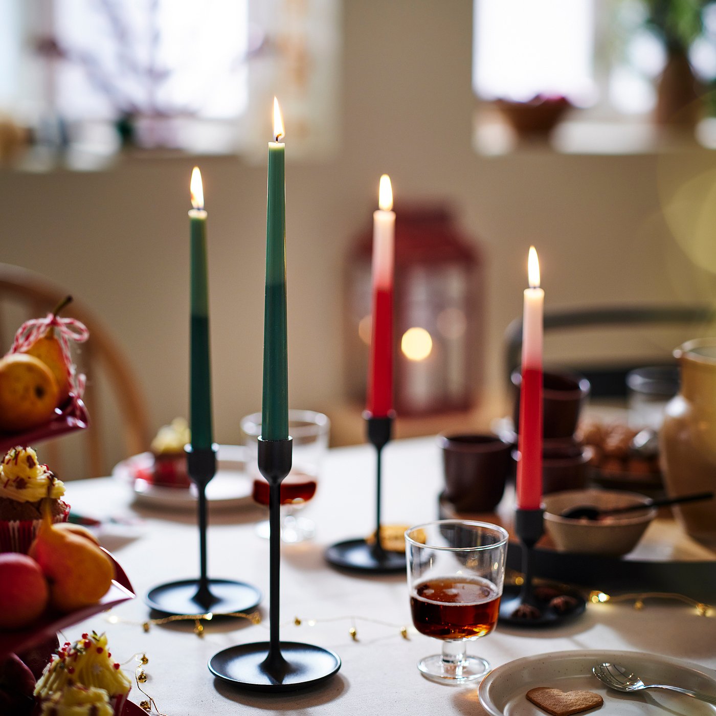 VINTERFINT bougie non parfumée pour chandelier