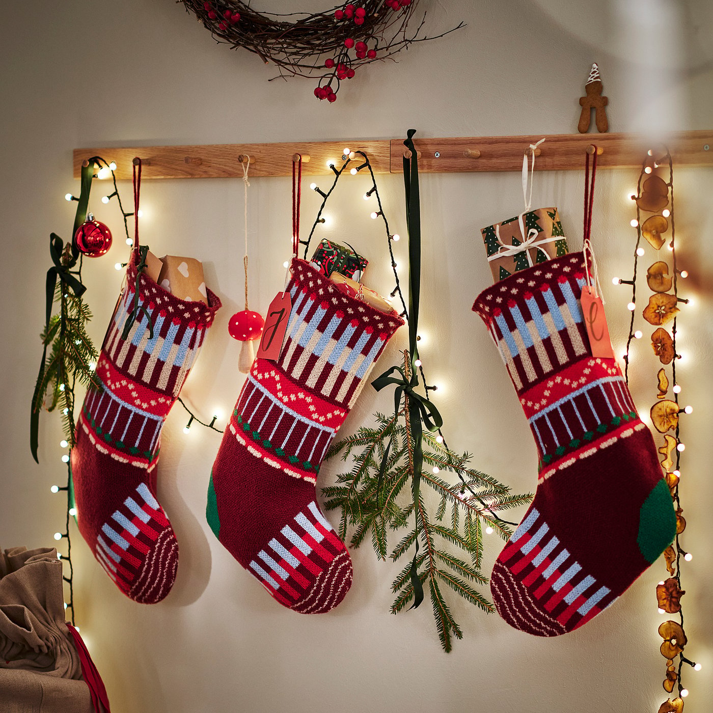 VINTERFINT chaussette de Noël