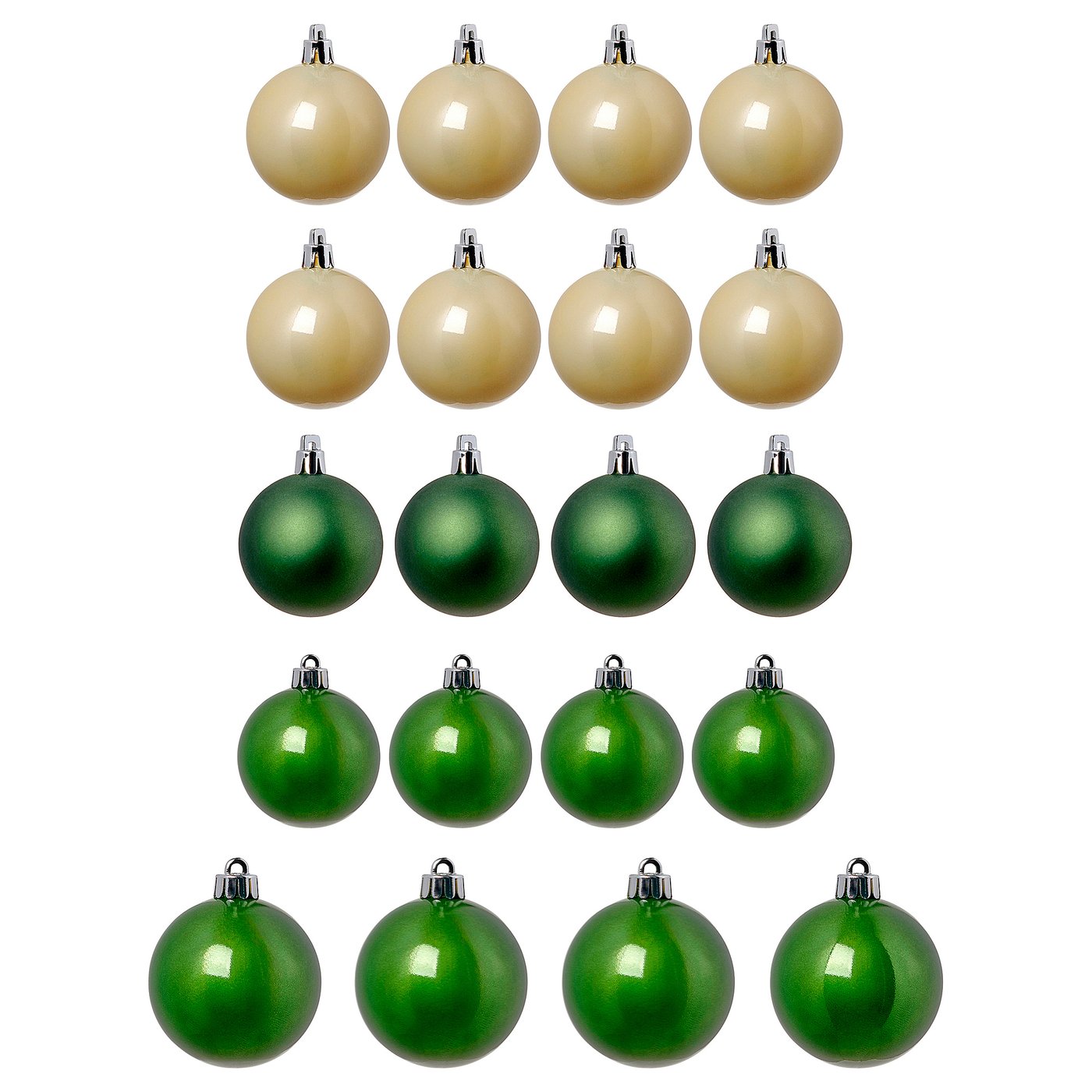 VINTERFINT décoration sapin, lot de 20