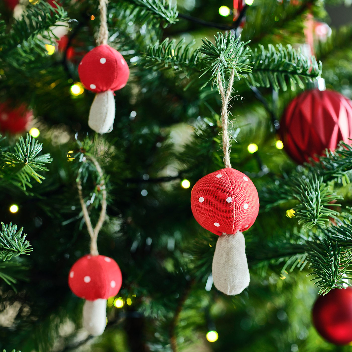 VINTERFINT décoration sapin, lot de 8