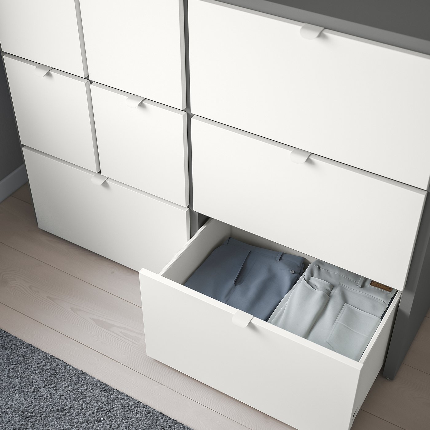 VISTHUS commode 8 tiroirs