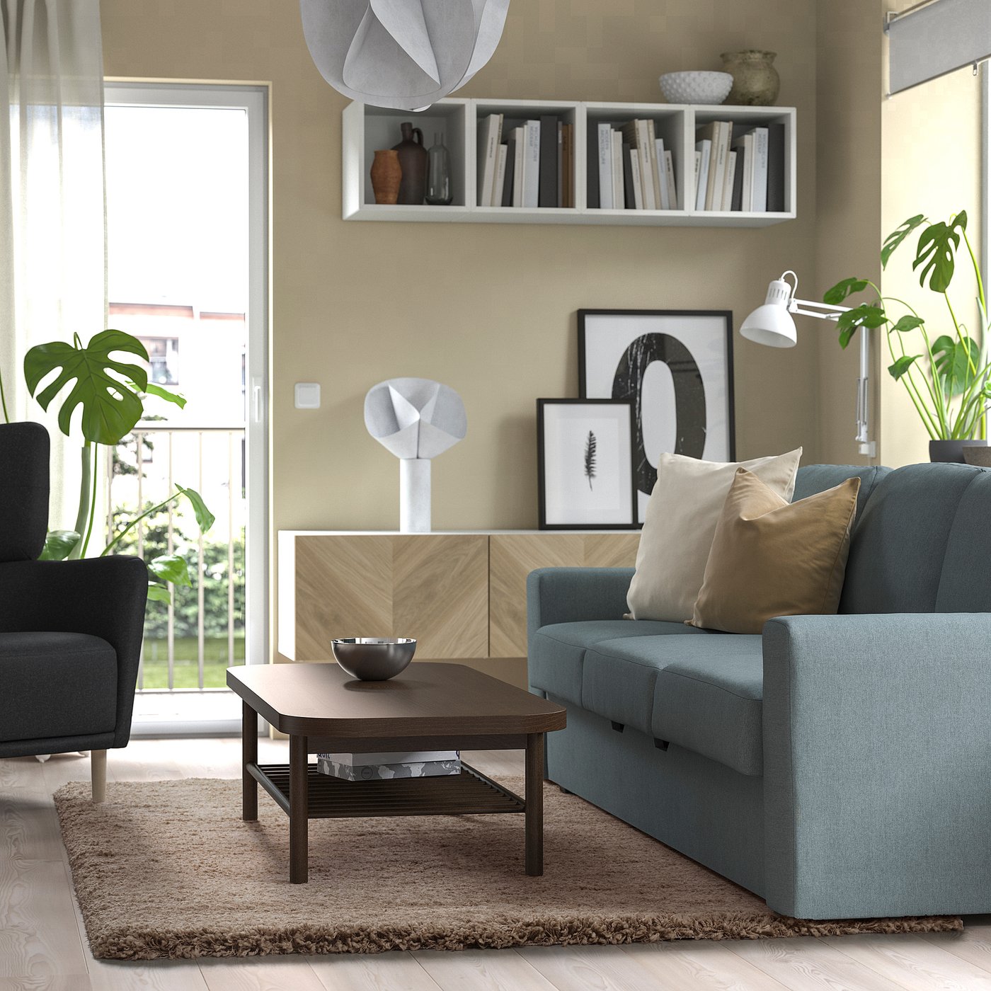 VOLLERSLEV tapis, poils hauts