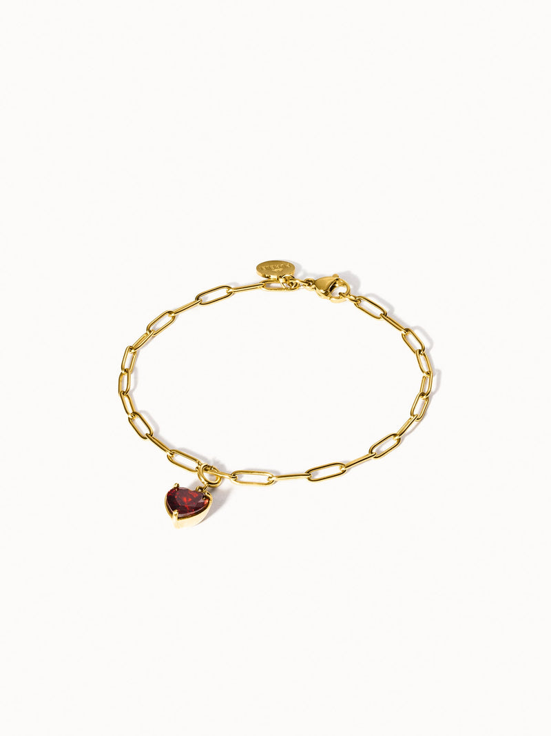 Flex Rotes Herz Charm