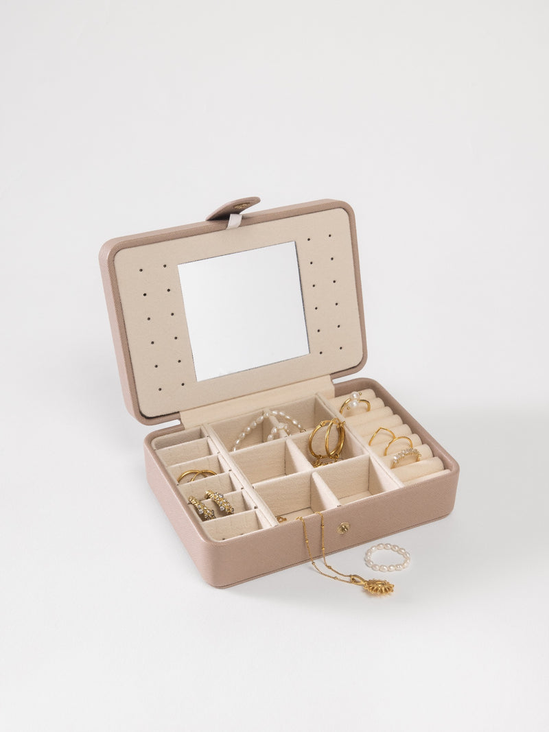 Schmuck Reiseetui Taupe