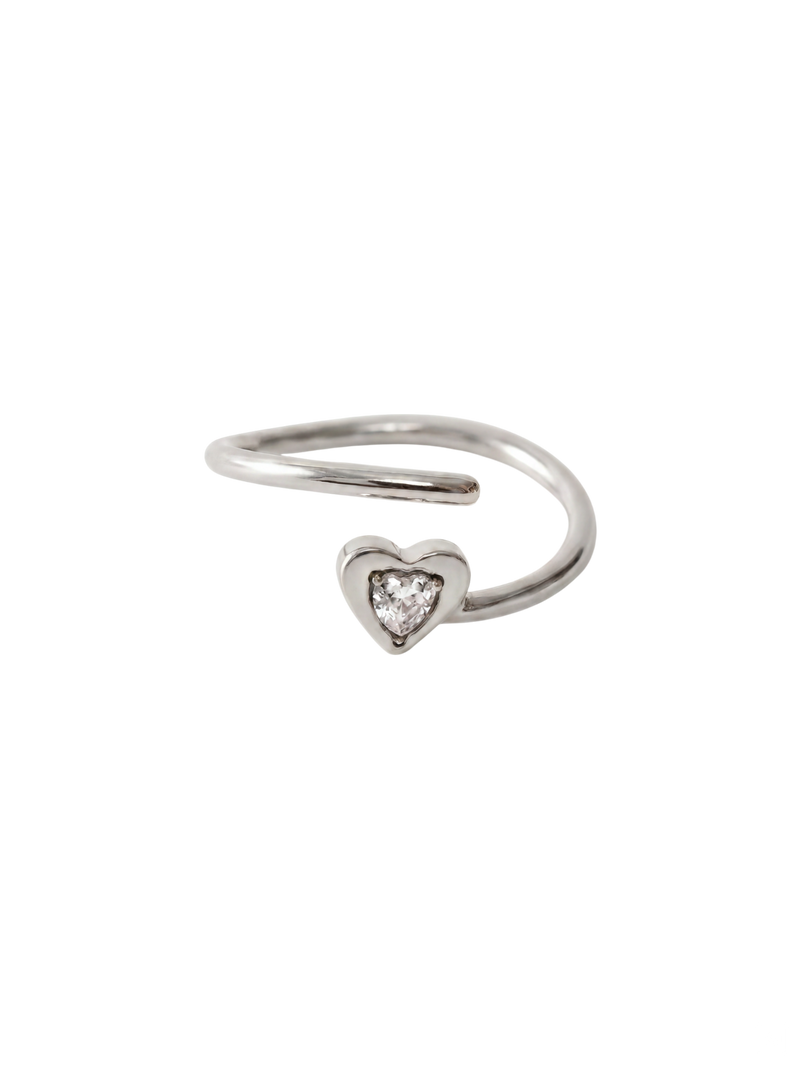 Adjustable Heart Ring