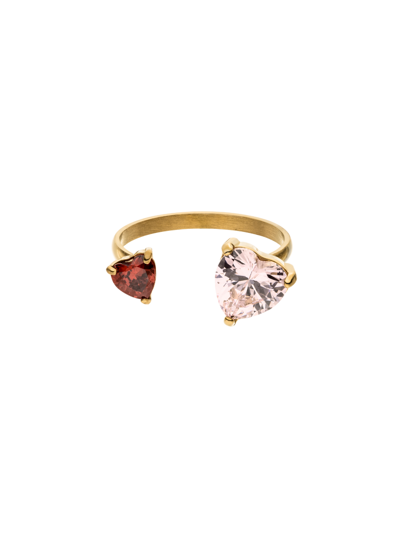 Double Heart Ring