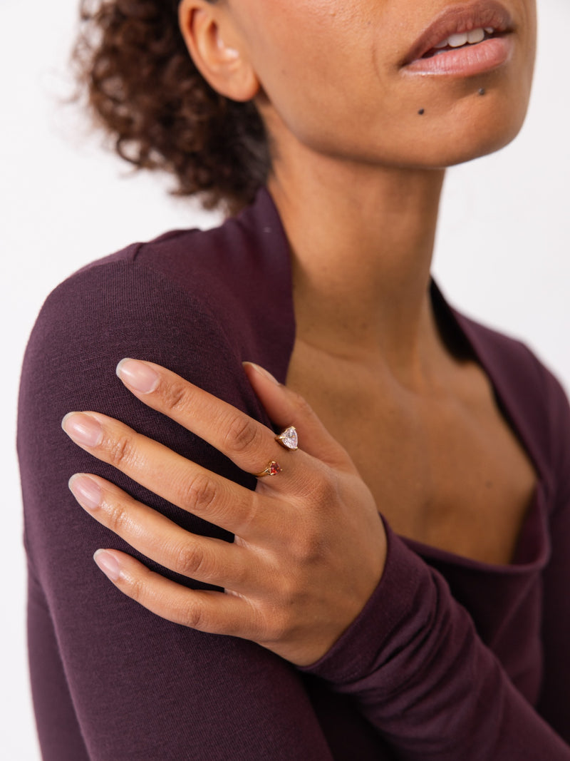 Double Heart Ring