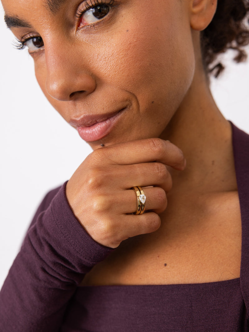 Basic Glitter Ring Set