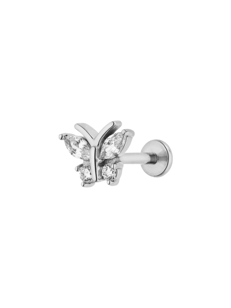 Glitter Butterfly Piercing