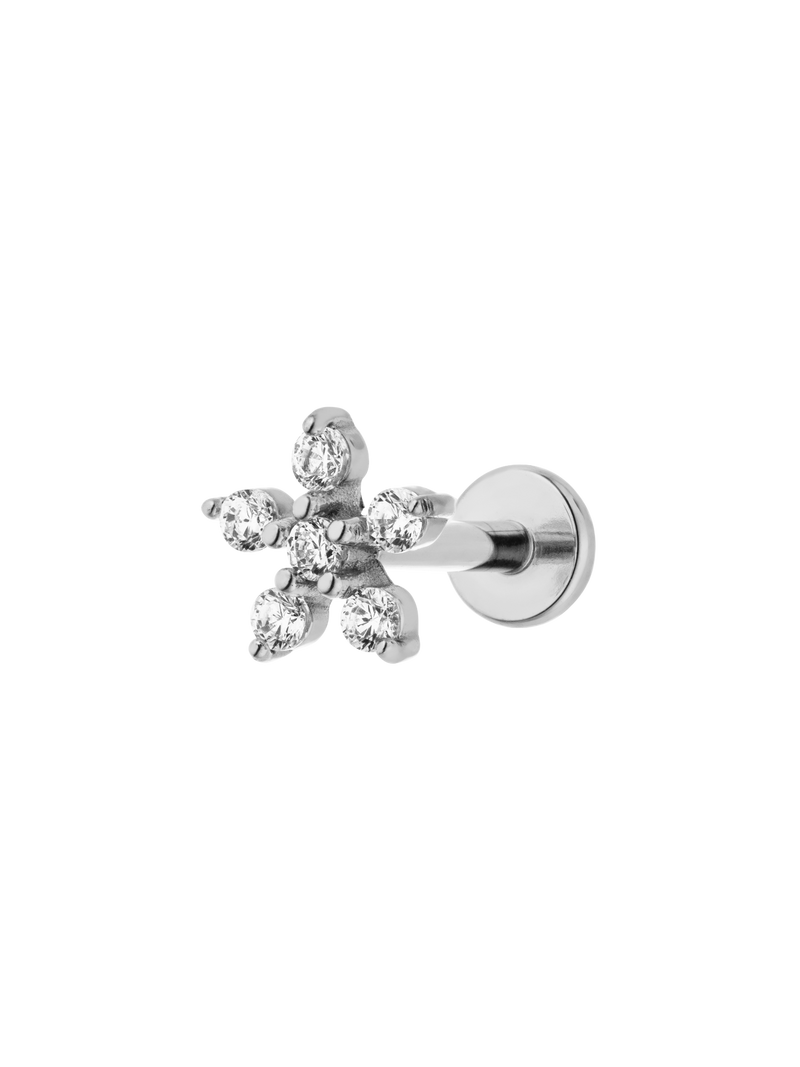 Glitter Flower Piercing