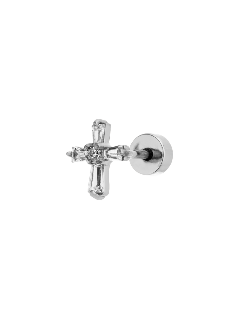 Glitter Cross Piercing