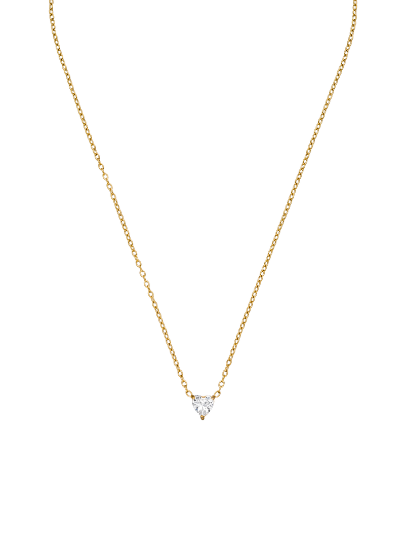 White Heart Kette