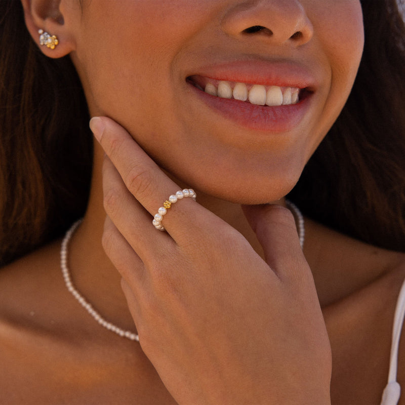 Anxiety Shiny Bloom Ring
