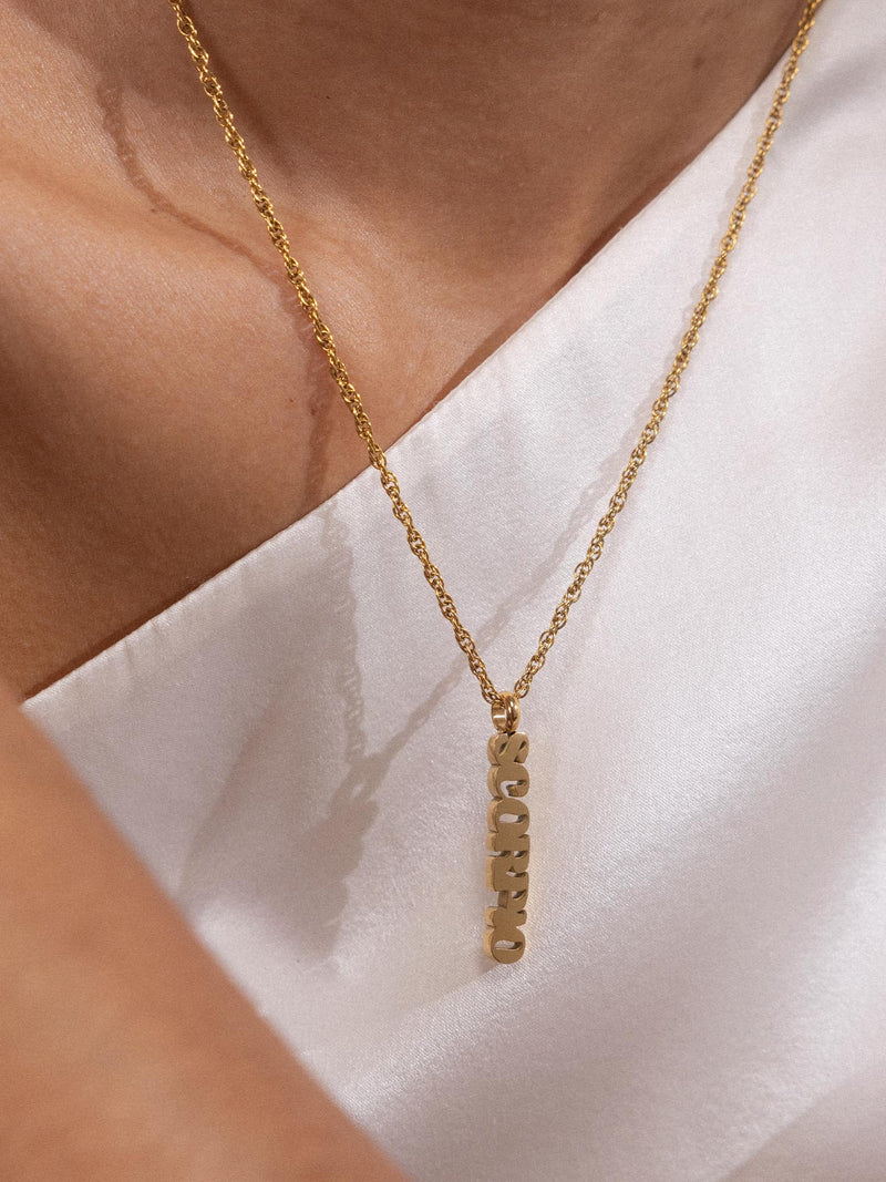 Scorpio Letter Charm