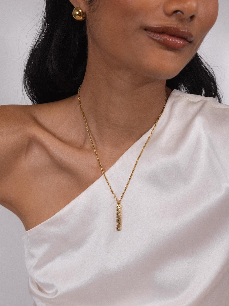 Scorpio Letter Charm