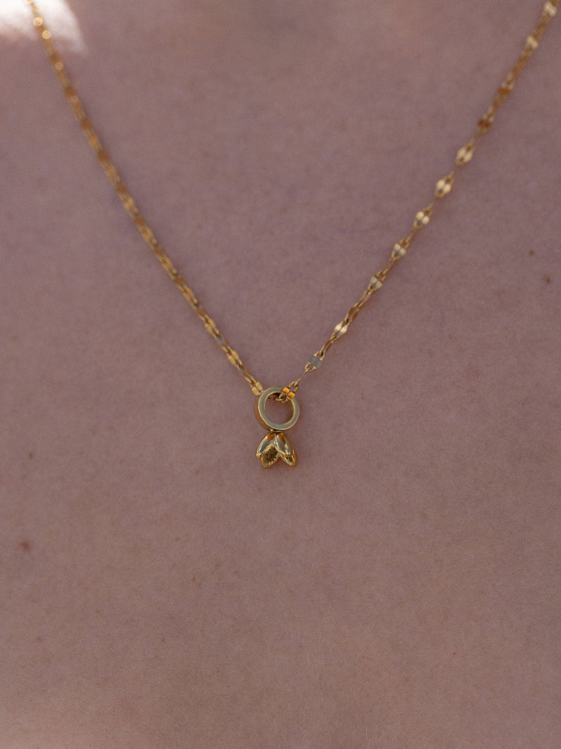 Schneeglöckchen Charm Anhänger - Geburtsblume Januar