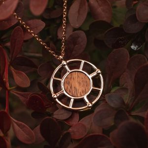 Amulett Halskette (Koa/Rosé)