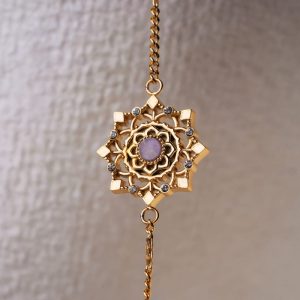 Aphonia Armband (Amethyst/Gold)
