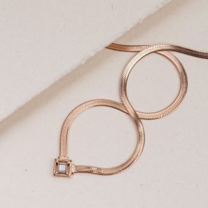 Awakening Halskette (Perlmutt/Rosé)
