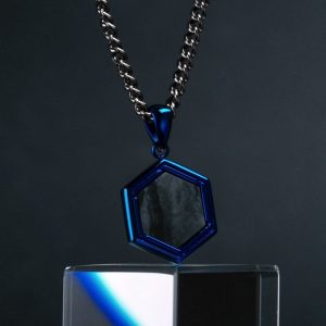 Axis Halskette (Picasso Jaspis/Blau)
