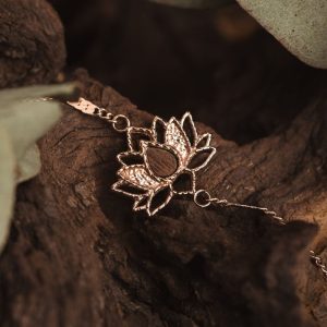 Balance Armband (Walnuss/Rosé)