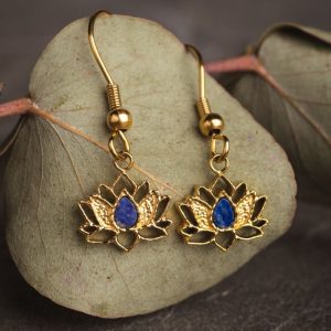 Balance Ohrringe (Lapislazuli/Gold)
