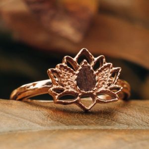 Balance Ring (Walnuss/Rosé)