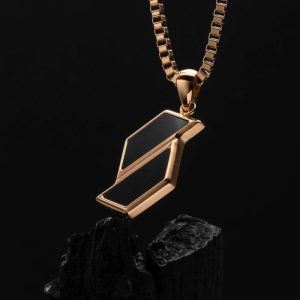Bariton Halskette (Marmor/Gold)