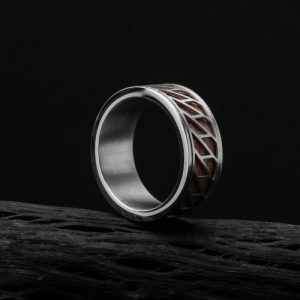 Bariton Ring (Walnuss/Silber)