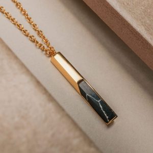 Campania Halskette (Marmor/Gold)