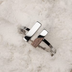 Campania Ring (Walnuss/Silber)