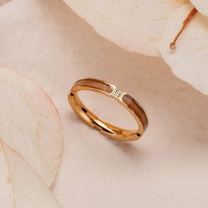 Campania Ring (Olive/Gold)