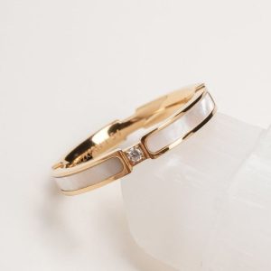 Campania Ring (Perlmutt/Gold)