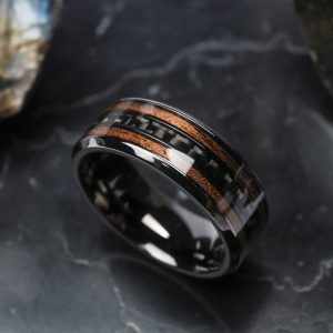 Cartesian Ring (Walnuss/Carbon)
