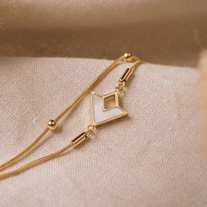 Conceptual Armband (Perlmutt/Gold)