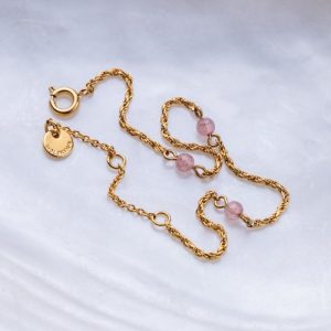 Dewdrops Armband (Sonnenstein/Gold)