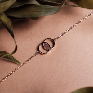 Effigies Armband (Walnuss/Rosé)