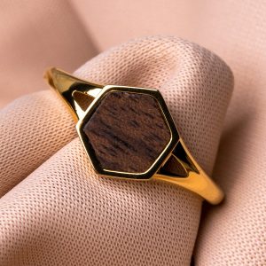 Facade Ring (Walnuss/Gold)