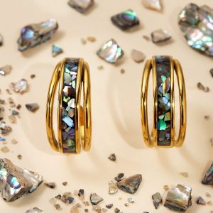 Homecoming Ohrringe (Abalone/Gold)